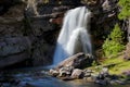 Baring Falls, Glacier National Park, Montana,USA Royalty Free Stock Photo