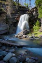 Baring Falls, Glacier National Park, Montana,USA Royalty Free Stock Photo