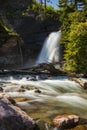 Baring Falls,  Glacier National Park, Montana Royalty Free Stock Photo