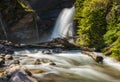 Baring Falls,  Glacier National Park, Montana Royalty Free Stock Photo