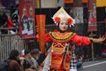 Baris dadap dance from Bali at BEN Carnival Royalty Free Stock Photo