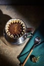 Barista Hot Coffee Drip Maker Royalty Free Stock Photo