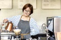 Barista Prepare Coffee Working Order Concept Royalty Free Stock Photo