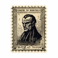 Barite Beautiful: Vintage Stamp With Haunting Portraiture And Art Deco Sensibilities