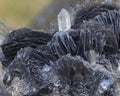 barite and hyaline quartz crystals
