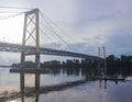 The Barito Bridge, Indonesia Royalty Free Stock Photo