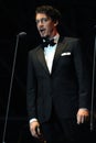 The baritone Gianfranco Montresor during the concert of Andrea Bocelli Royalty Free Stock Photo