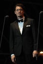 The baritone Gianfranco Montresor during the concert of Andrea Bocelli Royalty Free Stock Photo