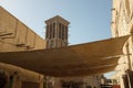 Wind tower in Al Seef district in Bur Dubai