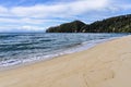 Bark Bay in Abel Tasman National Park, New Zealand Royalty Free Stock Photo