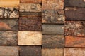 Bark of different trees, background Royalty Free Stock Photo