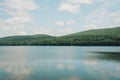 Barkhamsted Reservoir, in northern Connecticut Royalty Free Stock Photo