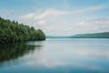Barkhamsted Reservoir, in northern Connecticut Royalty Free Stock Photo