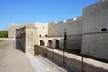 Barletta Castle, Apulia, Italy. Wide angle Royalty Free Stock Photo