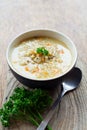 Barley broth vegetable soup