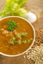 Barley soup Royalty Free Stock Photo