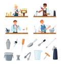 Barman Bartender Equipment Set