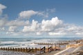 Barmouth beach in Wales, Gwynedd Royalty Free Stock Photo