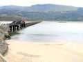 Barmouth Bridge, Gwynedd, Wales. Royalty Free Stock Photo