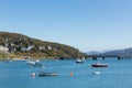 Barmouth Gwynedd North Wales bridge boats and bay