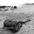 Barmston beach East Yorkshire coast England Royalty Free Stock Photo