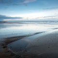 Barmston beach East Yorkshire coast England Royalty Free Stock Photo