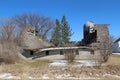 A Barn Collapsed Royalty Free Stock Photo