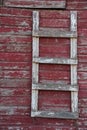 Barn door ladder Royalty Free Stock Photo
