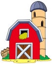 Barn with granary