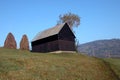 Barn on the hill Royalty Free Stock Photo