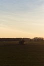 Farm Barn House In Open Paddock Royalty Free Stock Photo