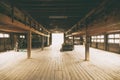 Barn Interior Architecture detail space Royalty Free Stock Photo