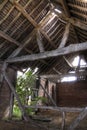 Barn interior, England Royalty Free Stock Photo