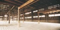 Barn Interior Wooden construction Architecture details