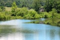 Barn & Lake