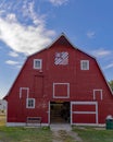 Red front of a Barn exhibit at North Platte, Nebraska