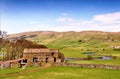 Barn near River Ure in the Yorkshire Dales Royalty Free Stock Photo