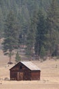 Barn in northwestern Montana in autumn