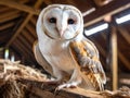 Barn Owl or Common Barn Owl Royalty Free Stock Photo