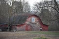 Barn Quilt on a Rusty Rotting old West Arkansas Barn