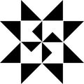 Barn quilt symbol icon