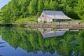 Barn Reflected in Pond