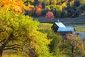 Barn in Vermont country side Royalty Free Stock Photo