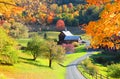 Barn in Vermont country side Royalty Free Stock Photo