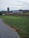 The barn at the vineyard Royalty Free Stock Photo