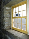 Barn window detail Royalty Free Stock Photo