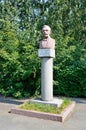 Barnaul, Russia, August, 17, 2016. Monument to S. I. Gulyaev - ethnographer, historian, a prominent public figure of the Altai mo Royalty Free Stock Photo