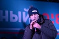 Opposition politician Alexei Navalny at a rally