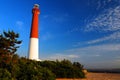 Barnegat Lighthouse on the Jersey Shore Royalty Free Stock Photo