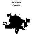 Barnesville outline map Royalty Free Stock Photo